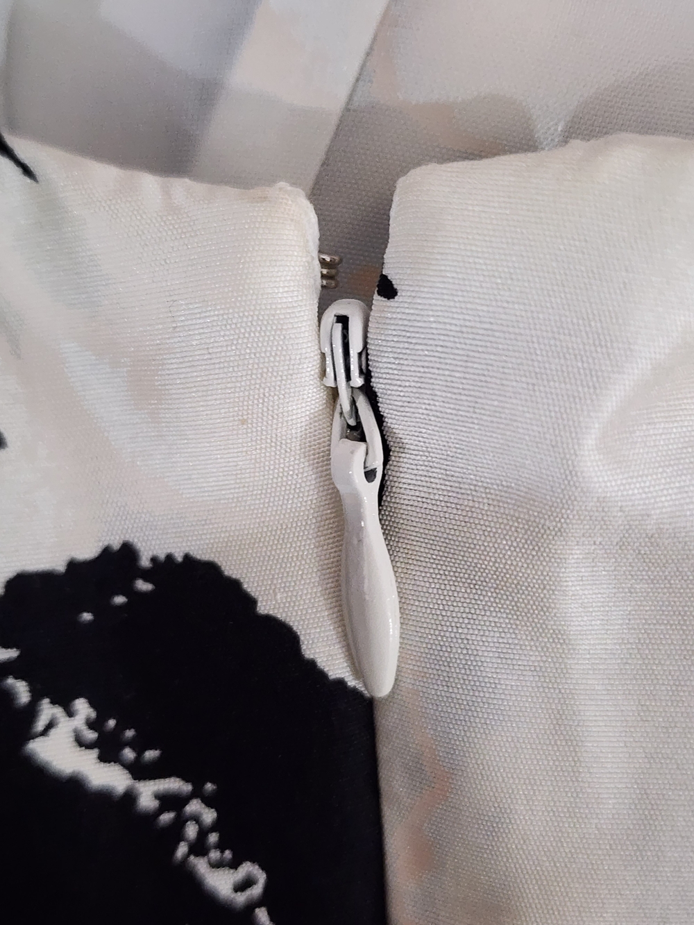 Ann Taylor White Dress with Black Floral Print - Picture 8 of 13